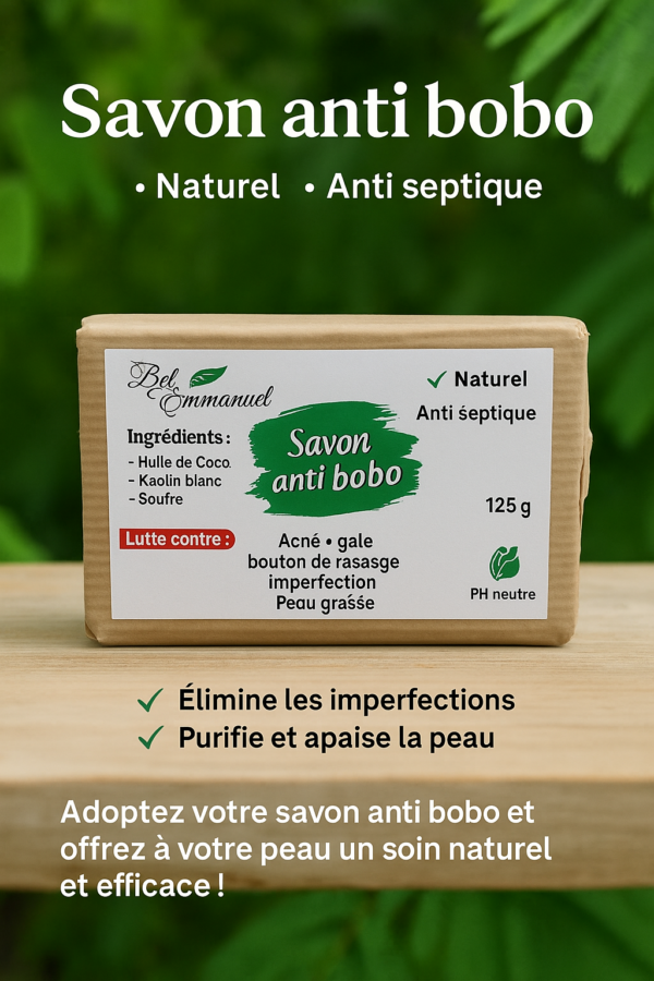 🌿 Savon Anti Bobo – 100% Naturel & Antiseptique