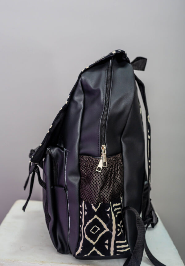 Sac à Dos Bogolan Noir Blanc