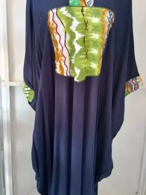 🌟 Boubou Élégant et Traditionnel 🌟 Bleu nuit