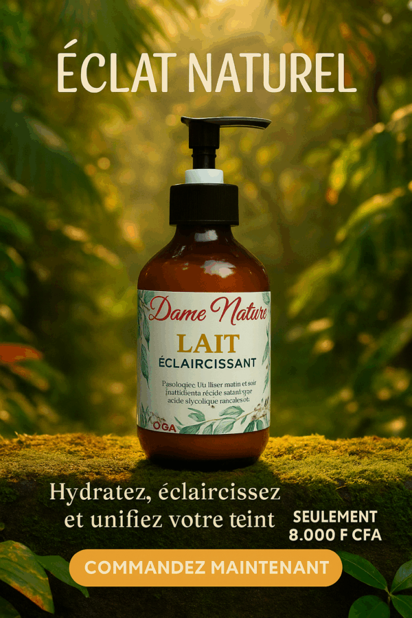 ✨ Lait Éclaircissant "Dame Nature" 300ML