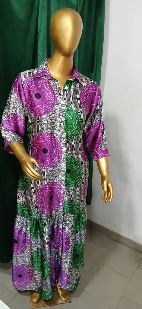 Robe Longue en Soie - Élégance et Confort Réunis