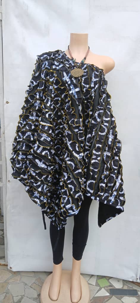 Pantcho en pagne 3-en-1