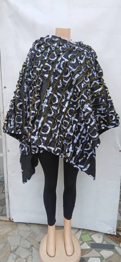 Pantcho en pagne 3-en-1