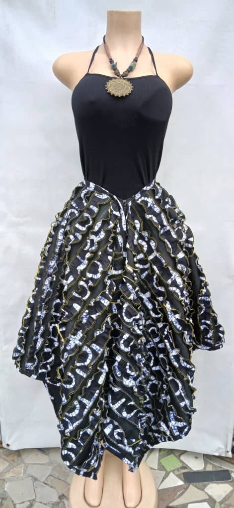 Pantcho en pagne 3-en-1