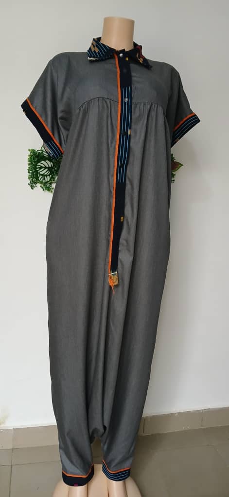 Combinaison mougouba grise – Élégance