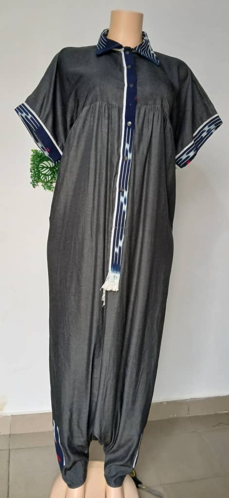 Combinaison mougouba grise – Élégance