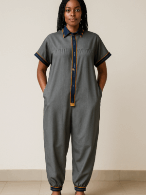 Combinaison mougouba grise – Élégance