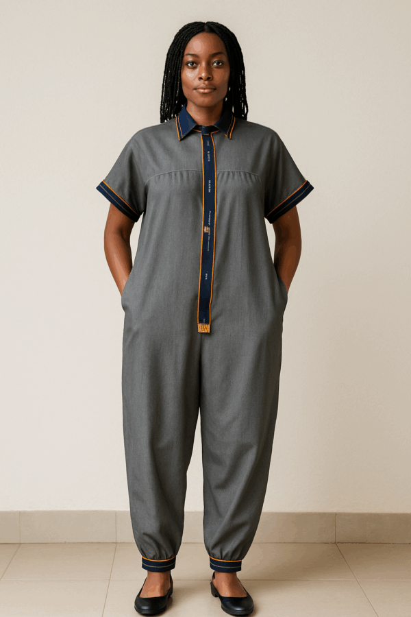 Combinaison mougouba grise – Élégance